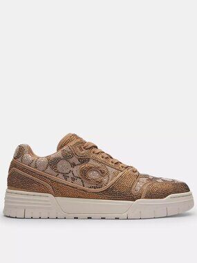COACH Soho Sneaker In Crystal Signature Jacquard - Antelope - Size 10